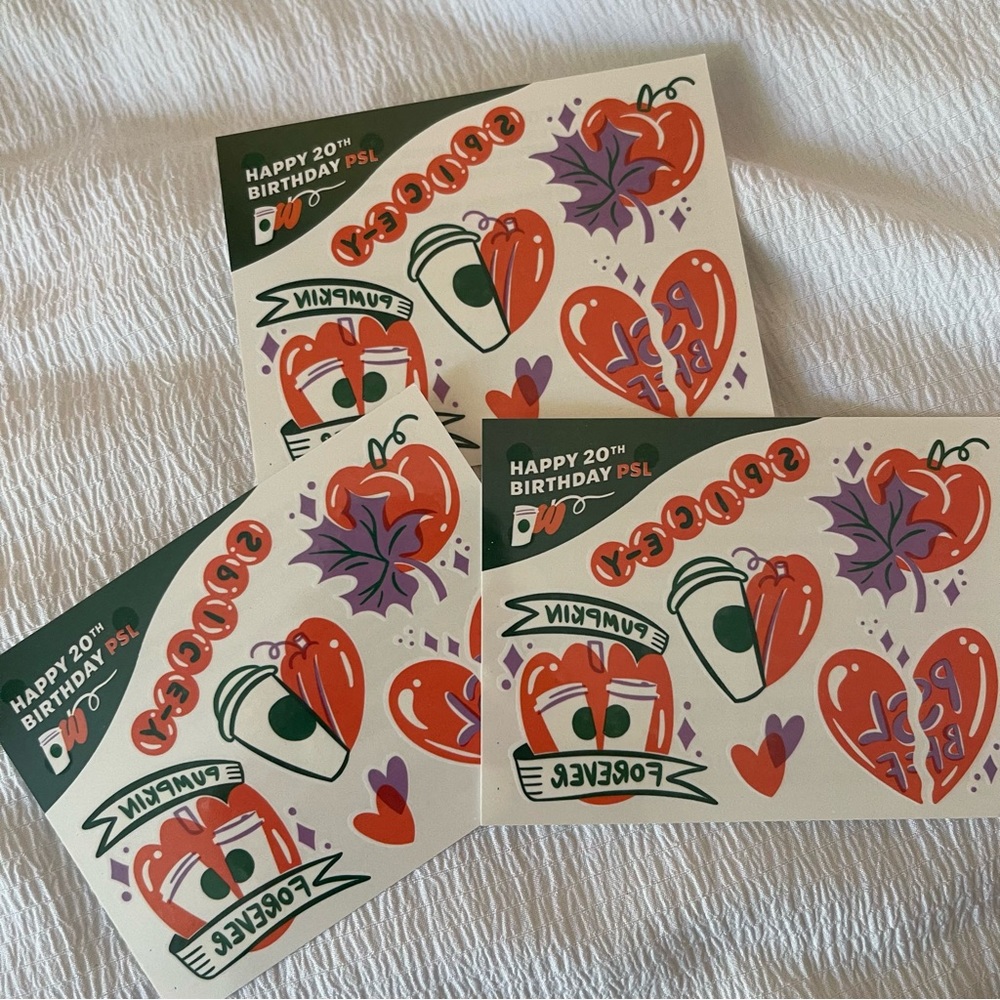 Starbucks Halloween Pumpkin Spice Latte Tattoos